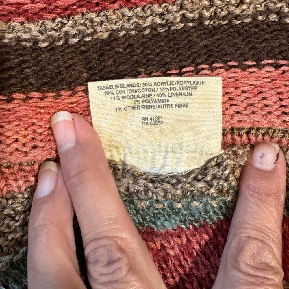 Exquisite Ralph Lauren Denim and Supply Multicolor Fringe Cardigan 💋 - Picture 10 of 11